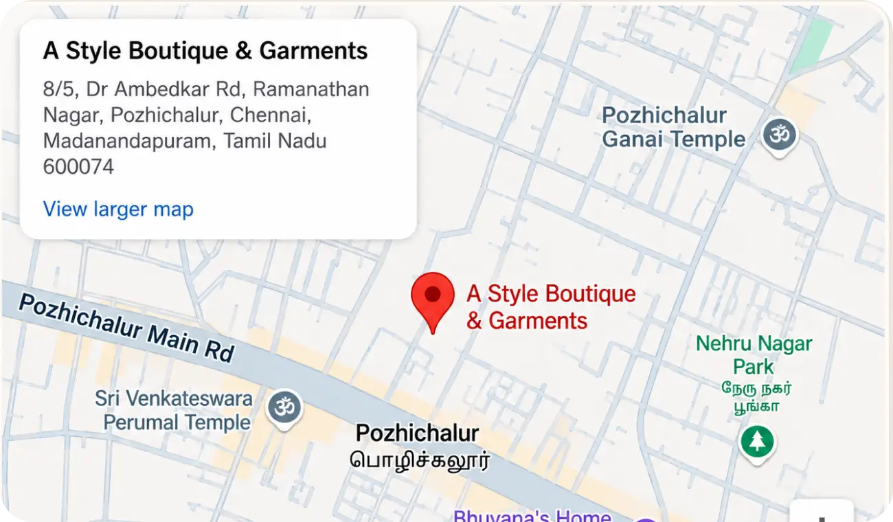 A Style Boutique Map Location